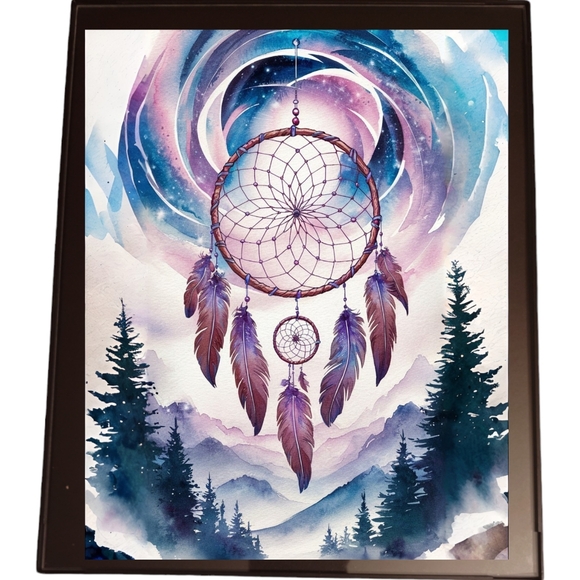 Handmade Other - Dreamcatcher In A  Frame 8x10 Picture AI Print